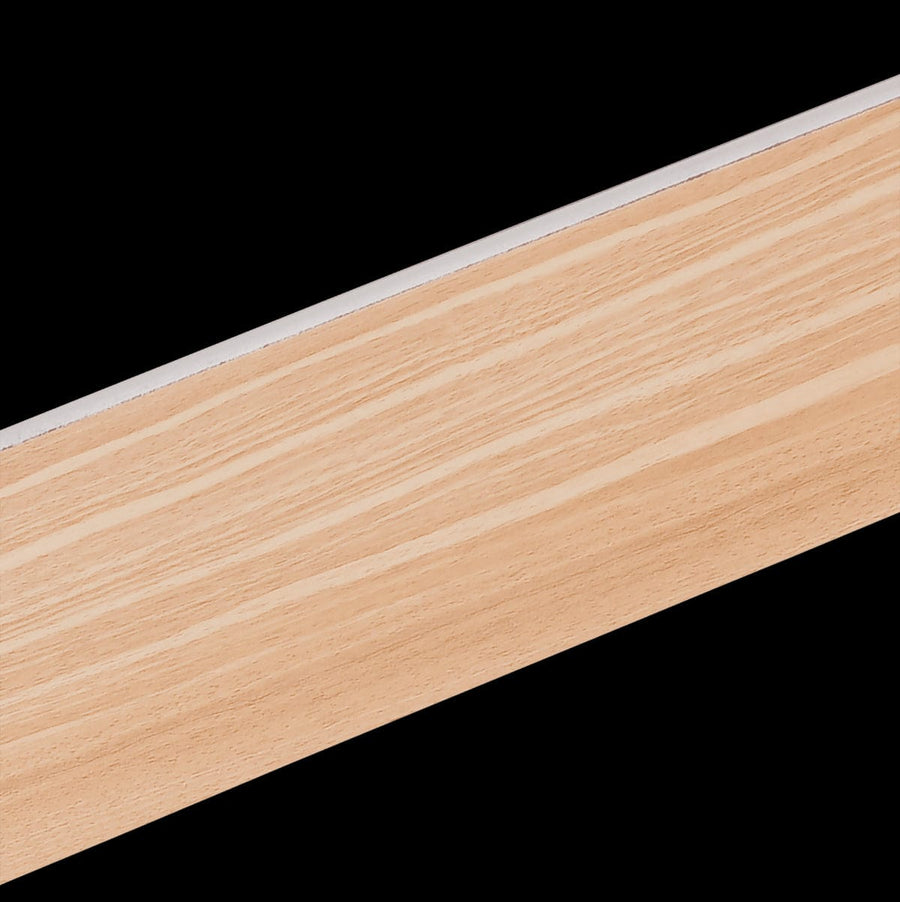 Bricocenter AVEIRO CEILING FAN PLASTIC PLASTIC LIGHT WOOD AND WHITE D112 CM LED 15W 4 BLADES