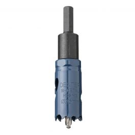 DEXTER 25MM BIMETAL HOLE SAW, WITH STAND AND DRILL BIT