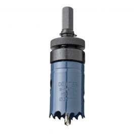 DEXTER BIMETAL HOLESAW 35 MM, WITH STAND AND DRILL BIT