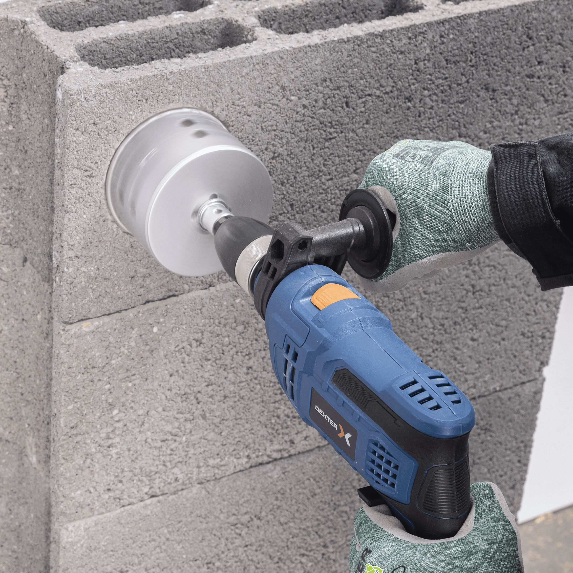 900W HAMMER DRILL WITH 5 BITS P