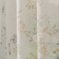 FLOWERY ECRU FILTER CURTAIN 140X280 CM WITH EYELETS