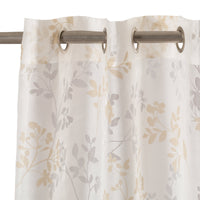 FLOWERY ECRU FILTER CURTAIN 140X280 CM WITH EYELETS