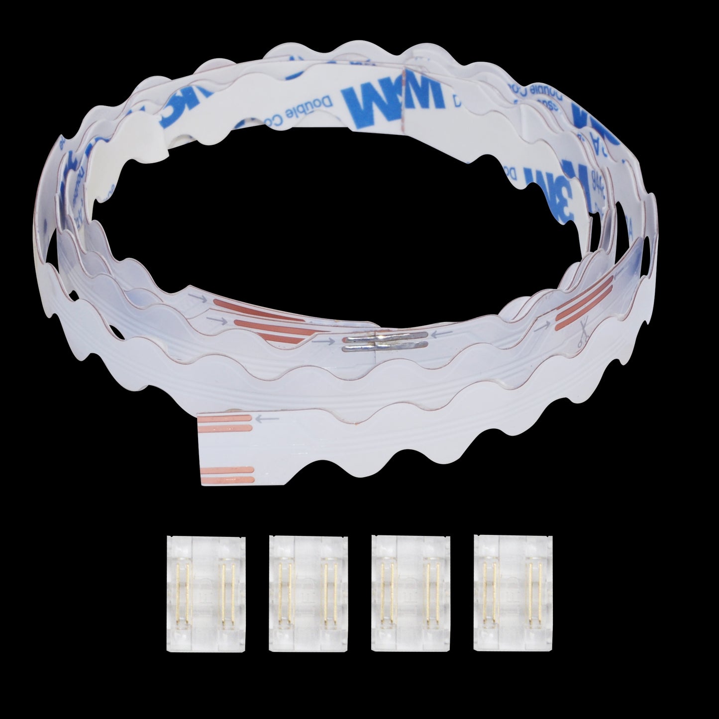 CONNETTORE PIEGHEVOLE PER NASTRO LED DA ESTERNO