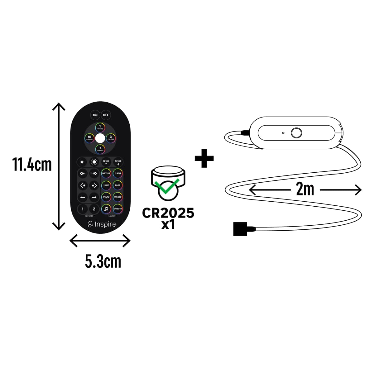 Bricocenter REMOTE CONTROL FOR RGBW MUSIC LED STRIP