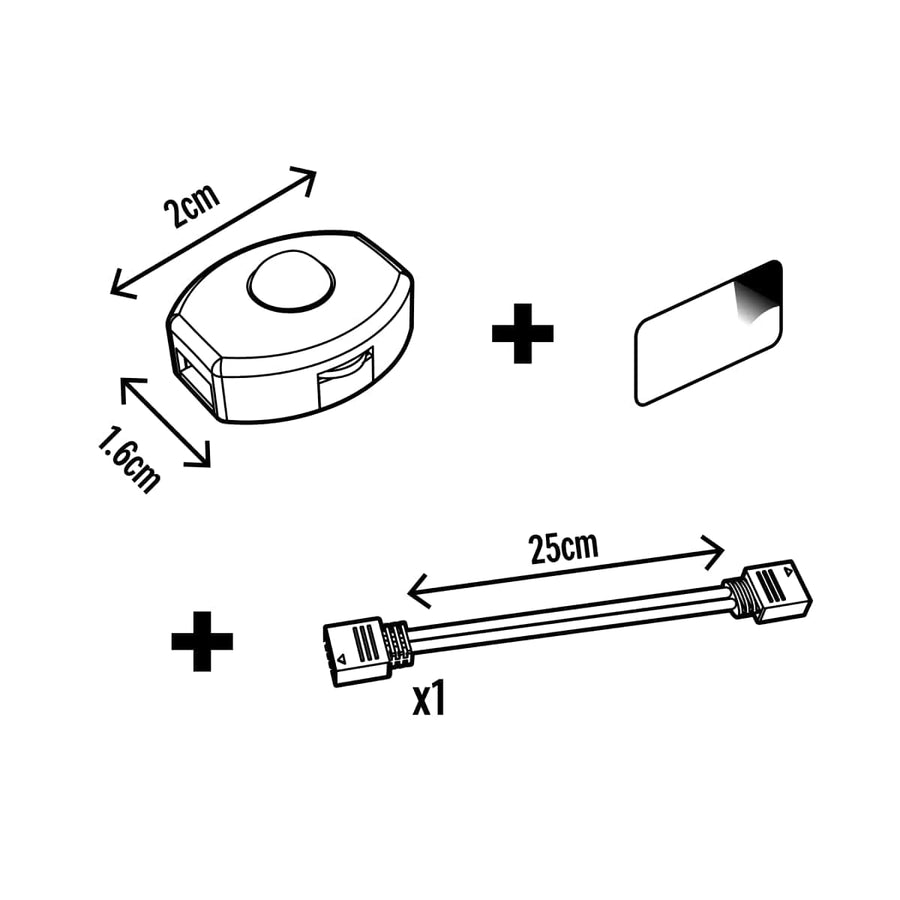 Bricocenter PRESENCE SENSOR FOR LED STRIPS 25CM