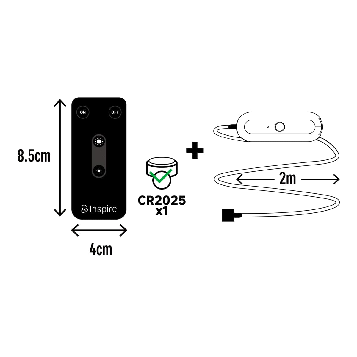 Bricocenter ON-OFF REMOTE CONTROL FOR LED STRIP