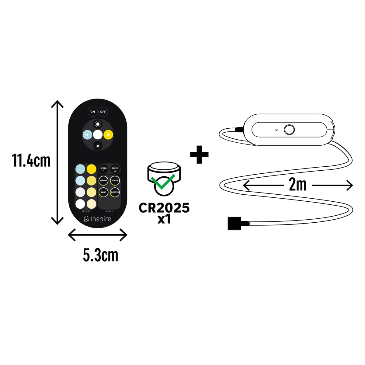 Bricocenter REMOTE CONTROL FOR LED STRIP CCT