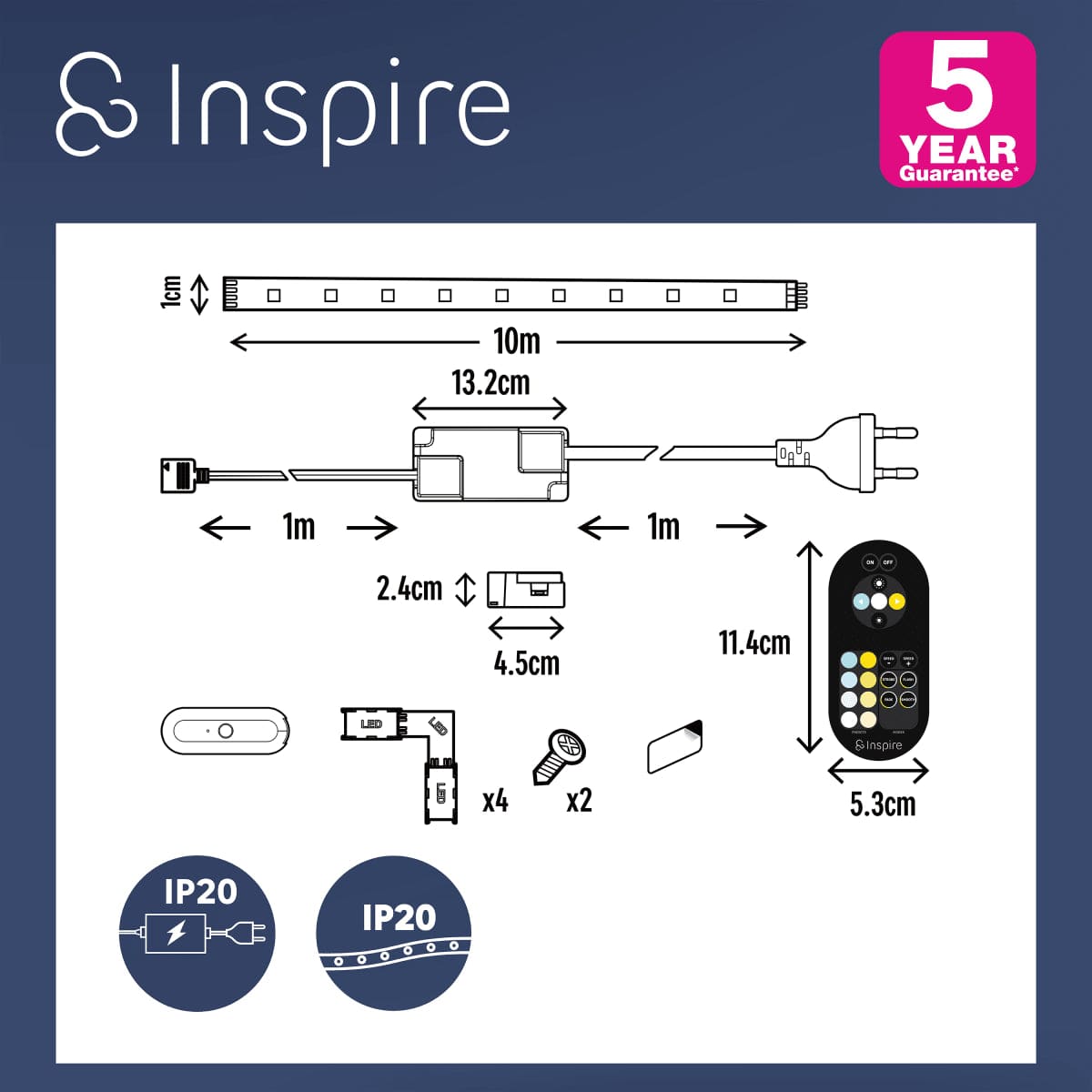 Bricocenter KIT STRISCIA LED 10MT 33W CCT