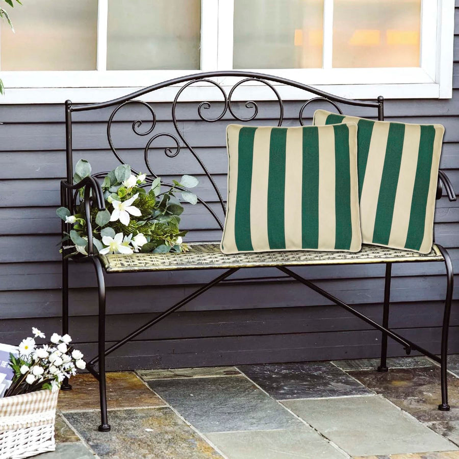 Bricocenter CUSCINO FUTON DRALON 40X40 RIGA BIANCO E VREDE