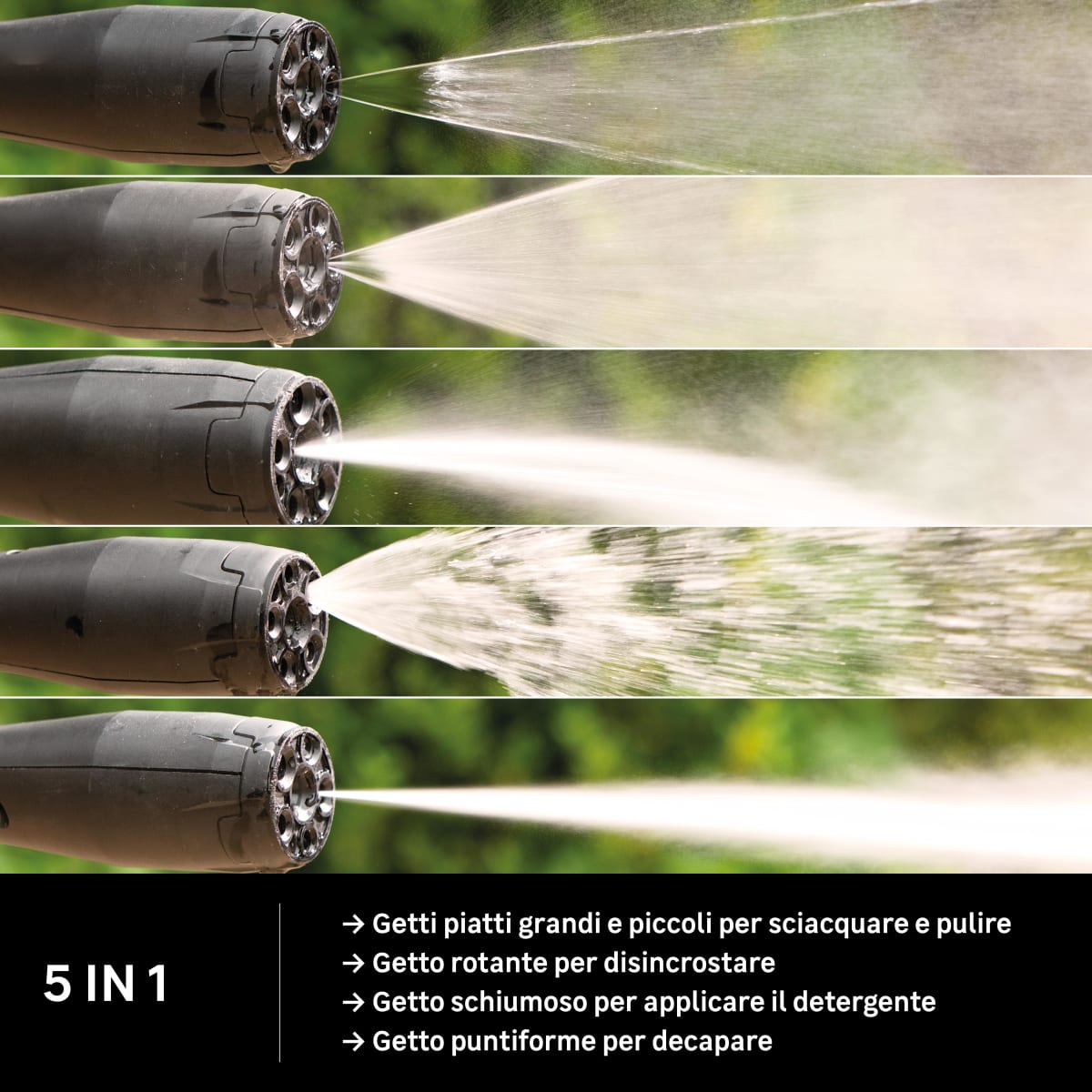STERWINS 5-IN-1 PRESSURE WASHER JET NOZZLE