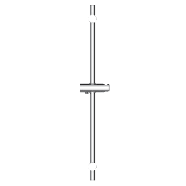 REPLACEMENT ROD FOR SLIDING RAIL H 60 CM CHROME FINISH