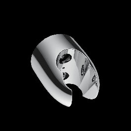 Chrome-plated hand shower holder essential