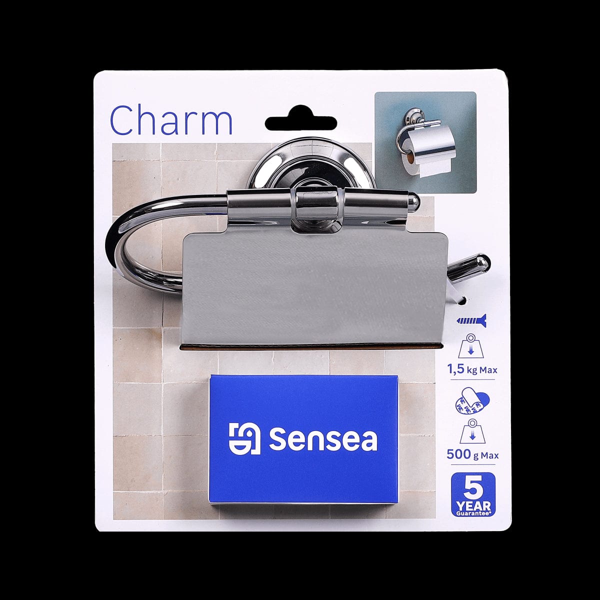 Bricocenter CHROME CHARM ROLL HOLDER