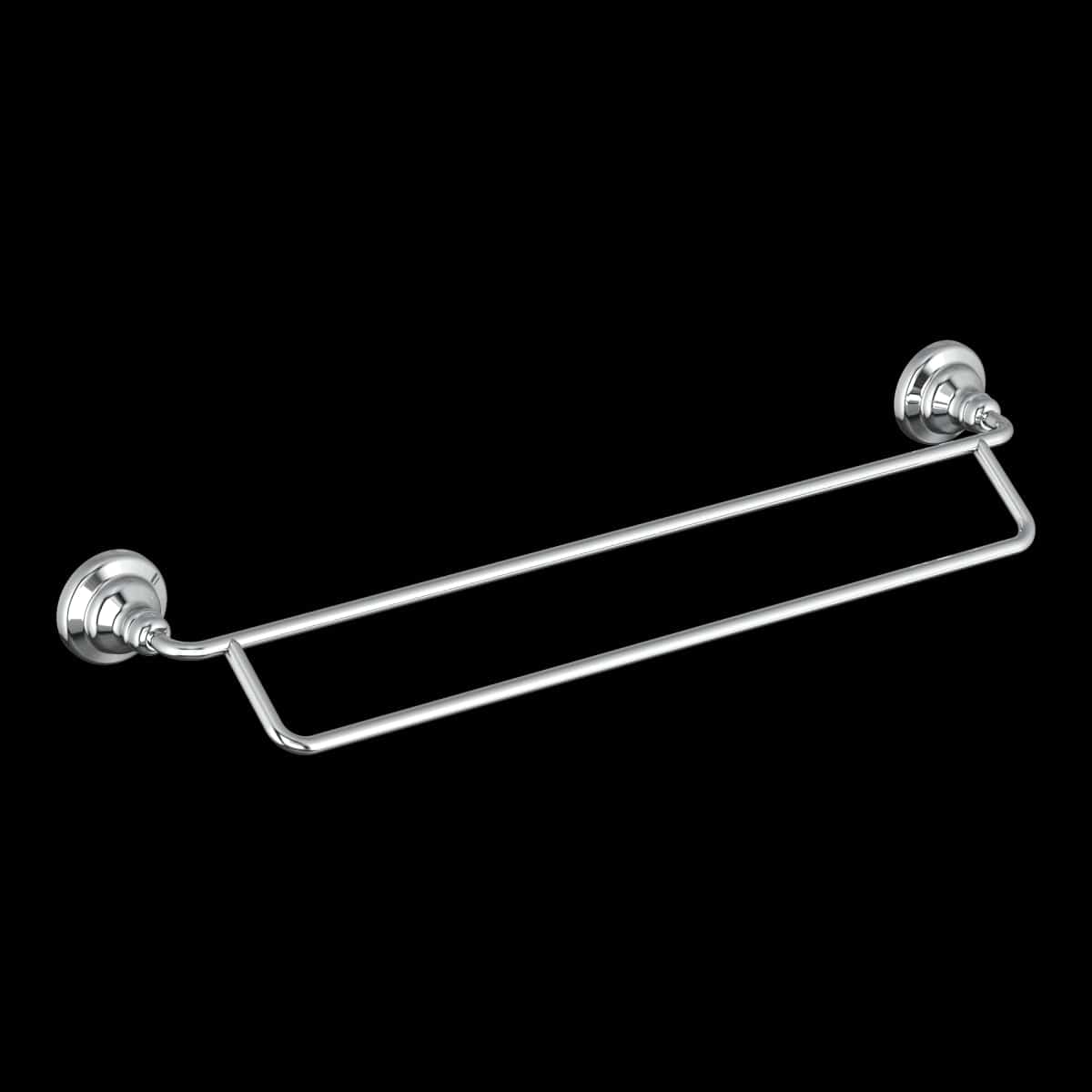 Bricocenter DOUBLE TOWEL HOLDER 50CM CHARM CHROME