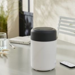 PORTABLE LAMP LOJO PLASTIC WHITE AND GRAY 18CM LED 2W WARM LIGHT USB SPEAKER IP54