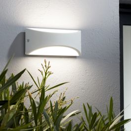 GIJON WHITE ALUMINIUM FLOOR LIGHT 33x9.8x10CM LED 10W NATURAL LIGHT IP54