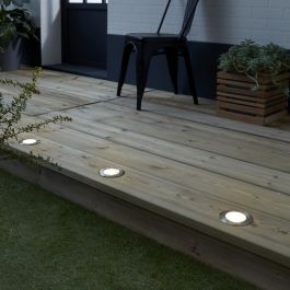 3 RECESSED SPOTLIGHTS FOGGIA ALUMINUM D10 CM GU10=15W IP65-67