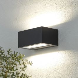 BRANDSEN BLACK ALUMINUM WALL SCONCE 14X6.5CM LED 7.5W NATURAL LIGHT IP54