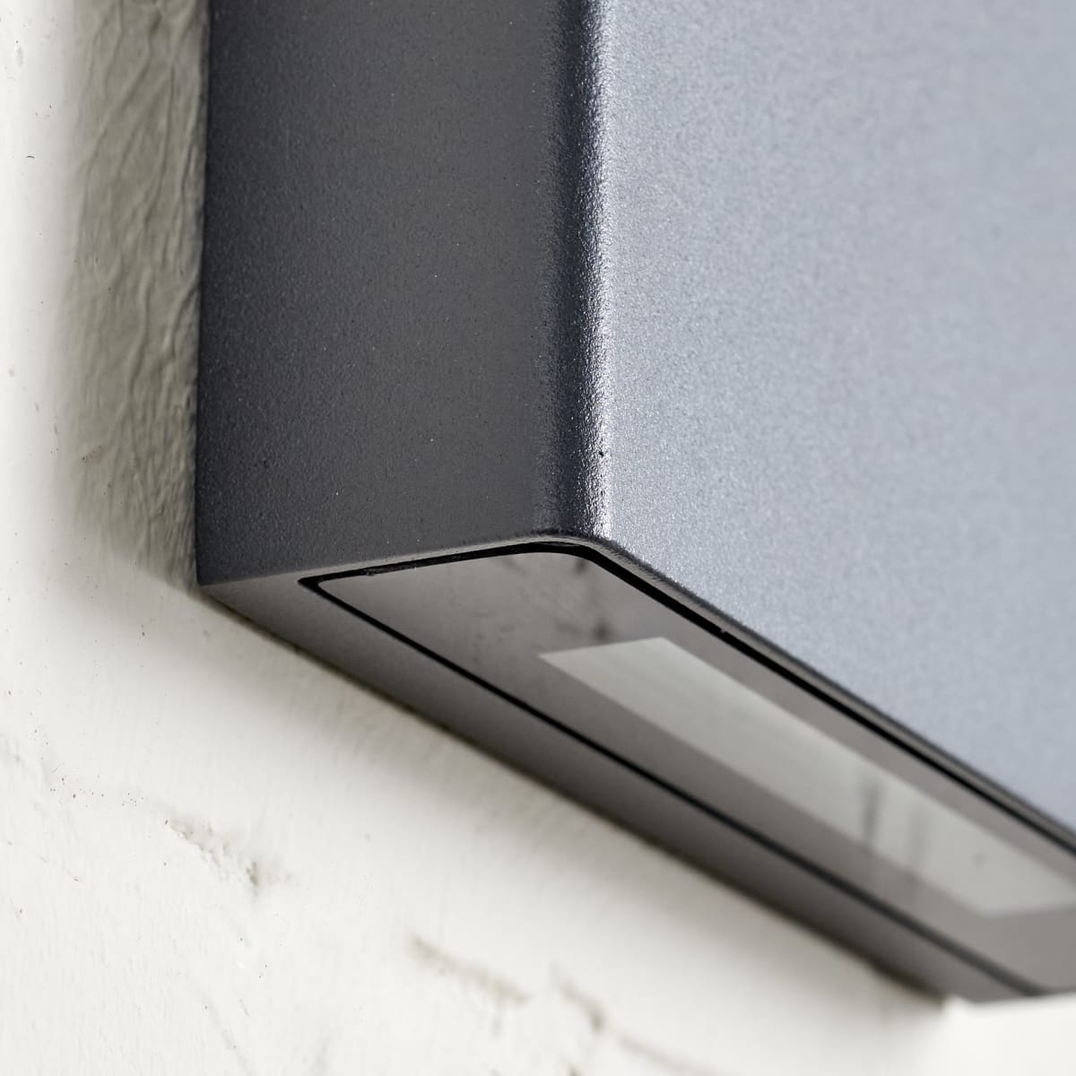 Bricocenter WALL LIGHT ANYA GREY ALUMINIUM 14X14.1X3.3CM LED 7.5W NATURAL LIGHT IP54