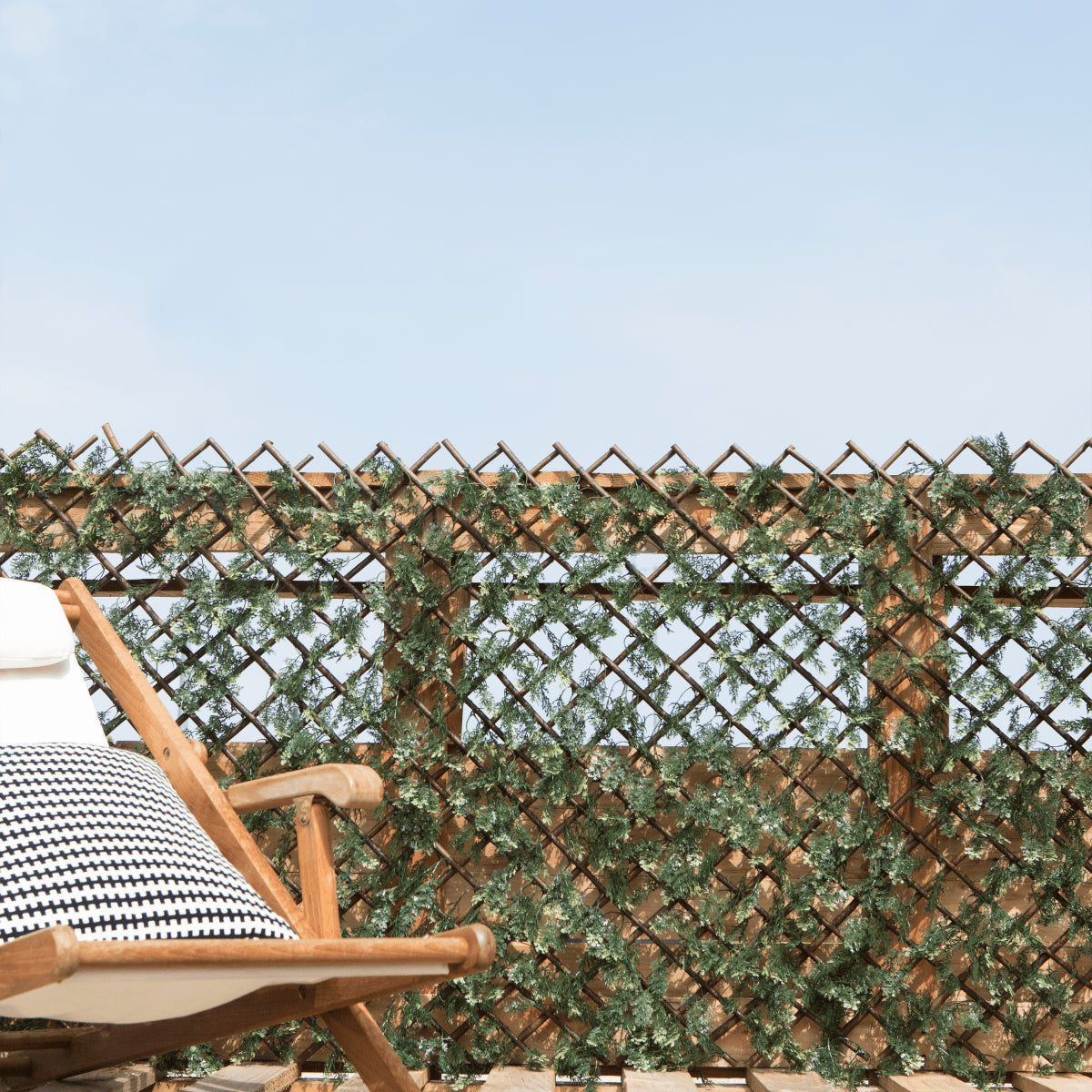 ARTIFICIAL HEDGE WITH TRELLIS NATERIAL CYPRESS 1X2MT