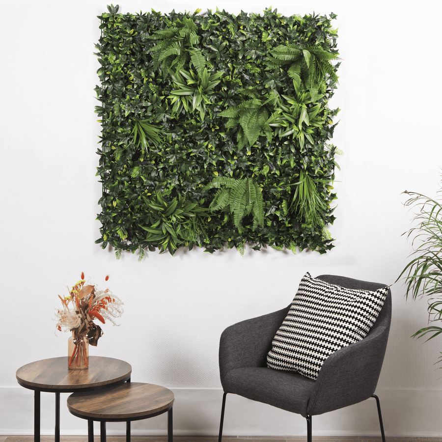 1x1m Tropical synthetic wall panel, sold in rolls