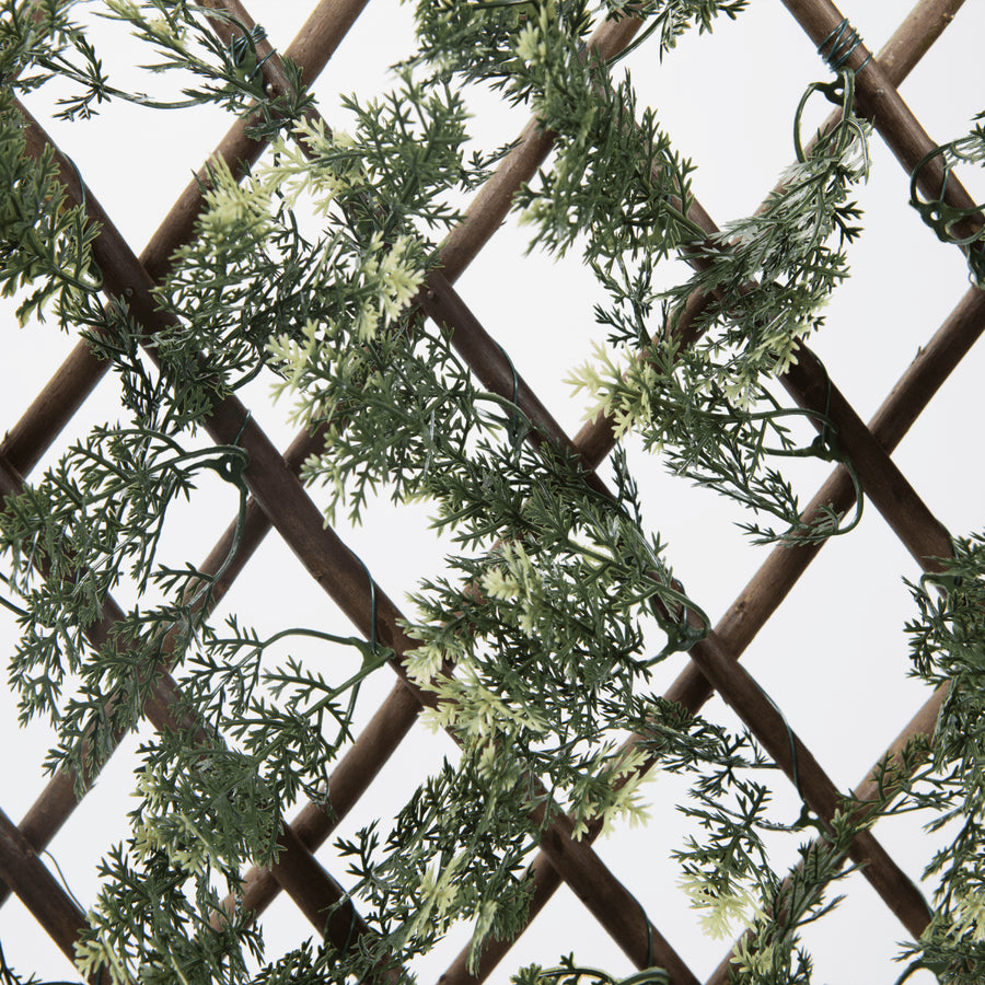 ARTIFICIAL HEDGE WITH TRELLIS NATERIAL CYPRESS 1X2MT