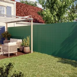 NATERIAL DOUBLE VIEW PVC TARPAULIN 1X3MT GREEN UV RESISTANT
