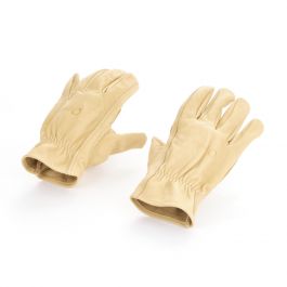 MULTI-PURPOSE LEATHER GLOVES WITH REINFORCEMENT SIZE 8 M GEOLIA