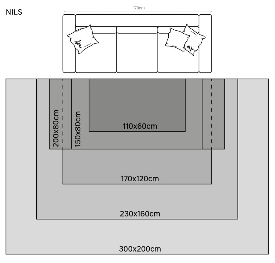 Bricocenter TAPPETO NILS 200x300 CM JUTA NATURALE