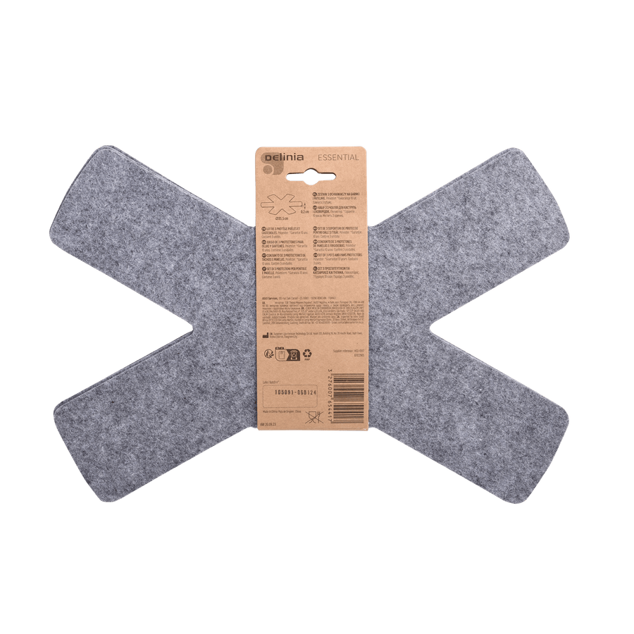 3-piece set of pot and pan protectors