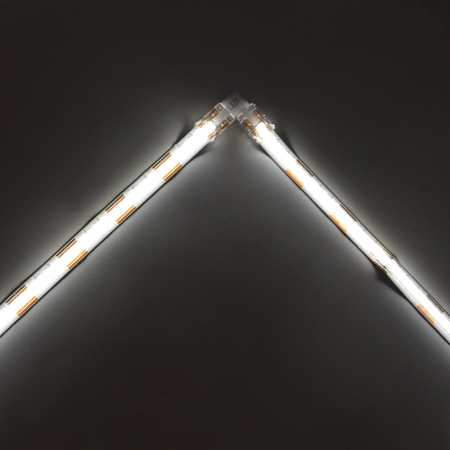 5 CONNETTORI PER STRISCE LED 4 ANGLOLI E 1 FLESSIBILE