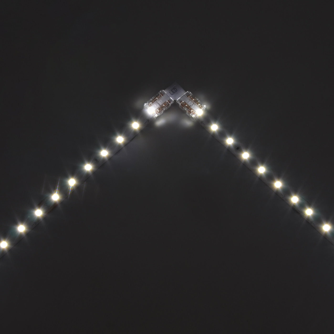 5 CONNETTORI PER STRISCE LED 4 ANGLOLI E 1 FLESSIBILE