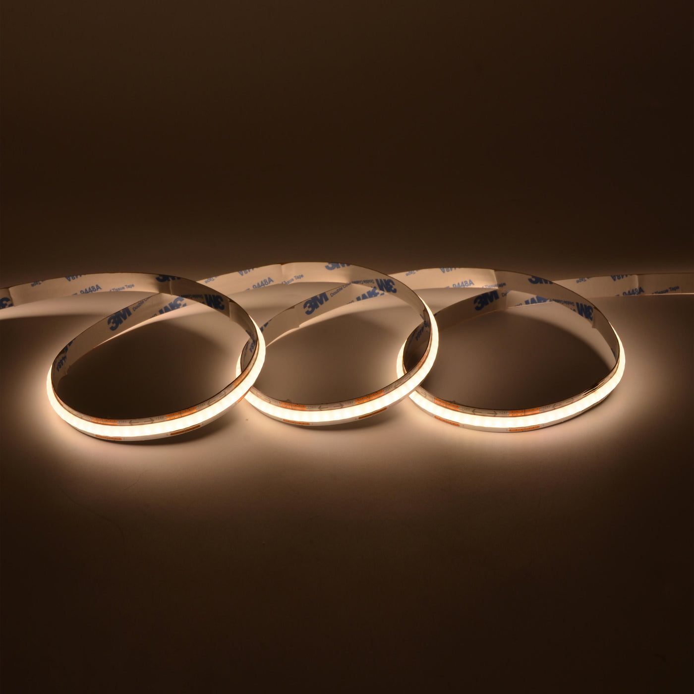 Continuous-light LED strip kit, 10m, 54W, 1000lm, warm white light