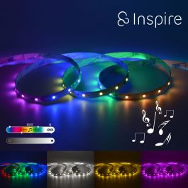 KIT STRISCIA LED 5M 23W RGBW MUSIC