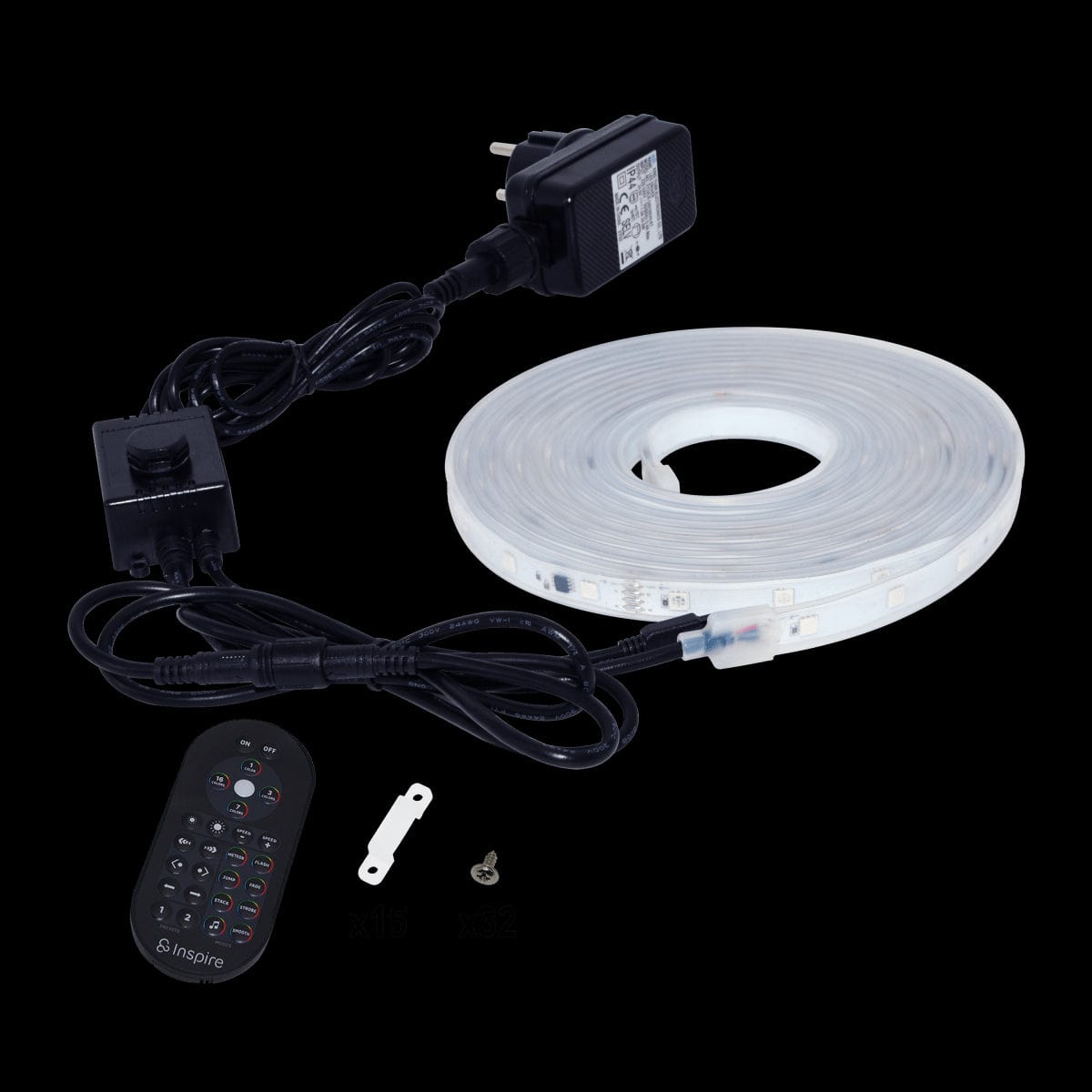 Bricocenter KIT STRISCIA LED SEBA 5M 22W EGB MUSIC IP65