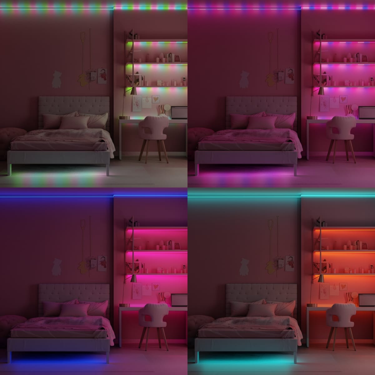 Bricocenter KIT STRISCIA LED TIRLI 5MT 14.5W RGB MUSIC