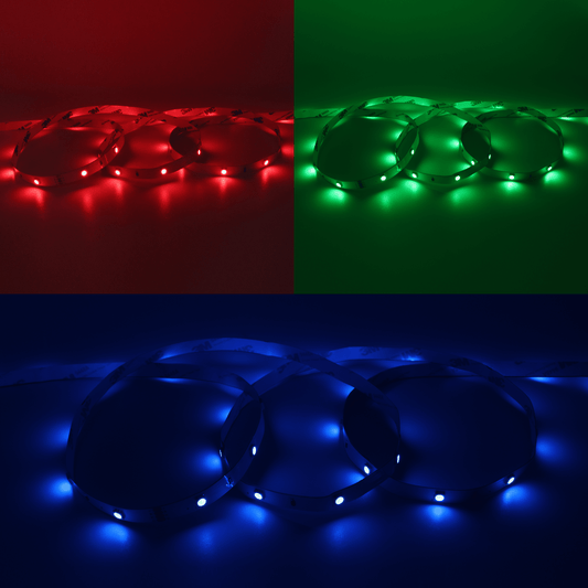 LED strip kit, 5m, 12.5W, RGB
