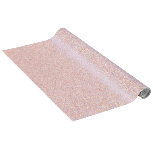 Pink glitter adhesive film, 2 m x 45 cm