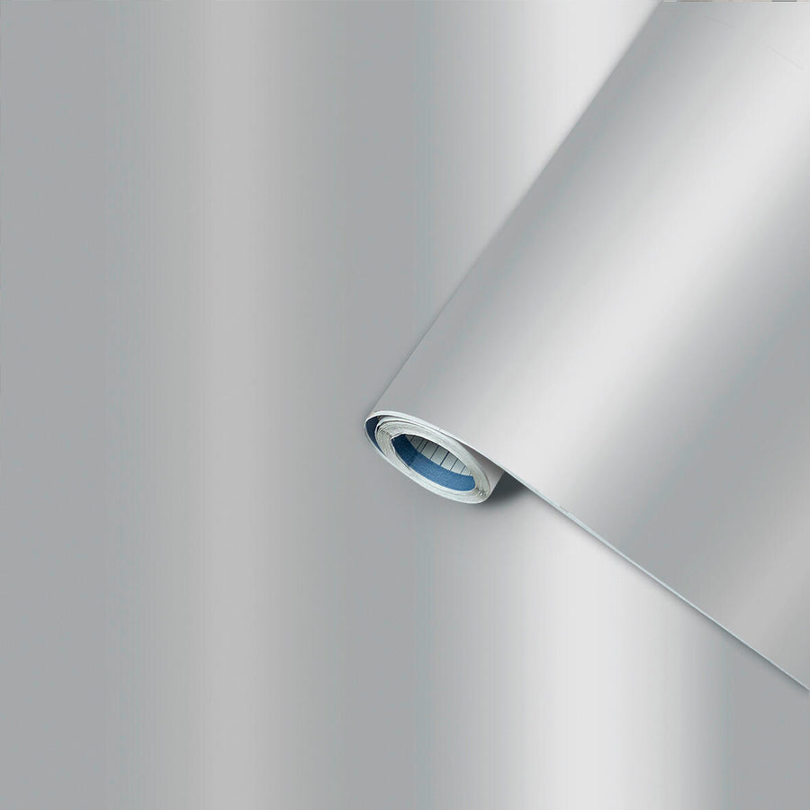 Glossy grey adhesive film, 2 m x 45 cm