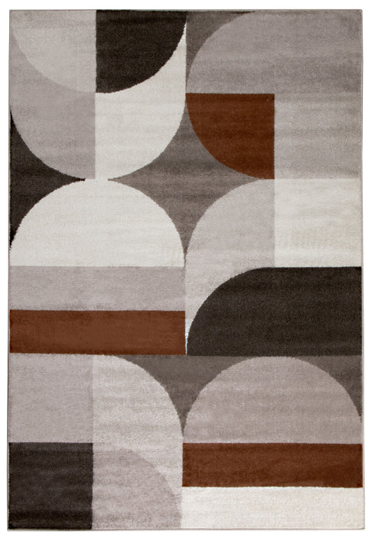 Brooklyn A rug, brown/terracotta, 160x230cm