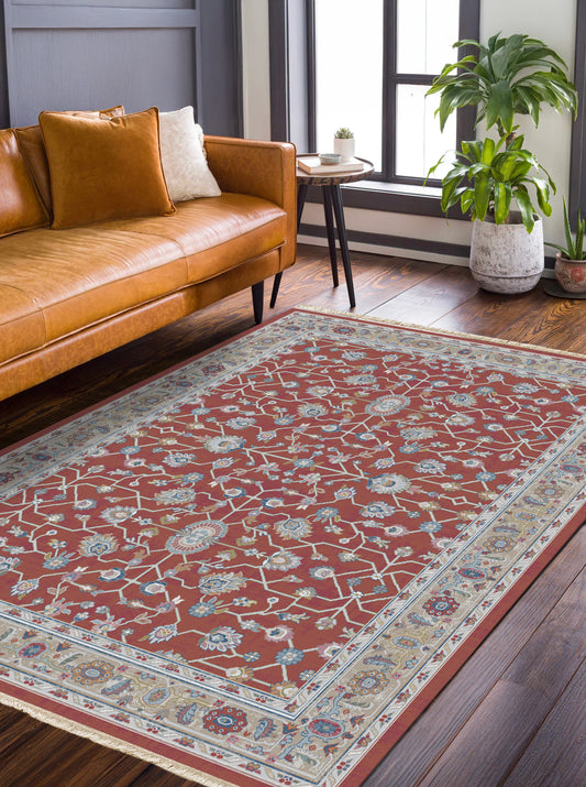 Birjan H rug, red, 160x240cm