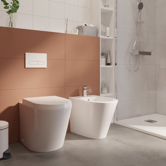 EASY TOILET WITH SEAT 54X36.5X40CM