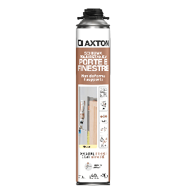 POLYURETHANE WINDOW AND DOOR FILLING FOAM FOR AXTON GUN 750ML