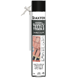 POLYURETHANE ADHESIVE FOAM TERRACOTTA ROOFS AND TILES WITH STRAW AXTON 750ML