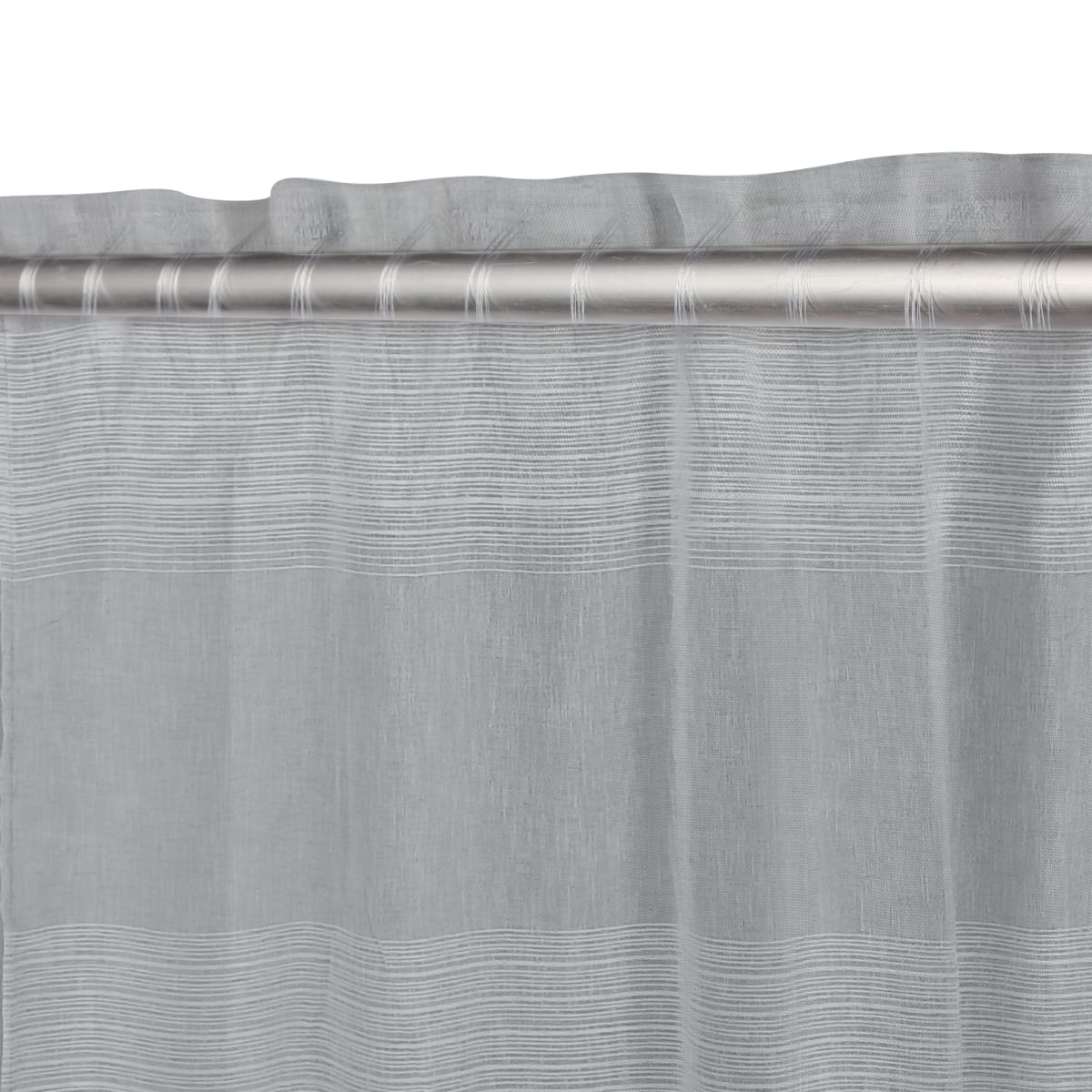 Bricocenter TENDA CATINA GRIGIO FILTRANTE 140X300 CM CON FETTUCCIA E PASSANTE NASCOSTO