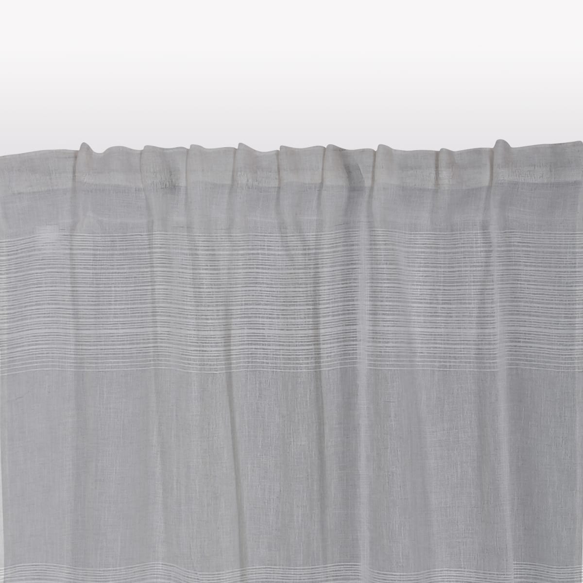 Bricocenter TENDA CATINA GRIGIO FILTRANTE 140X300 CM CON FETTUCCIA E PASSANTE NASCOSTO