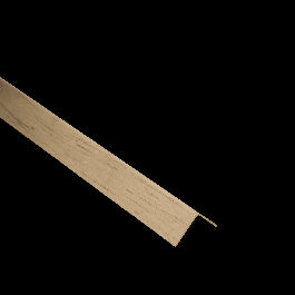 PVC CORNER PROFILE 20X20X1MM 1M OAK-COLOURED WITH ADHESIVE