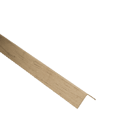 PVC CORNER PROFILE 20X20X1MM 1M OAK-COLOURED WITH ADHESIVE