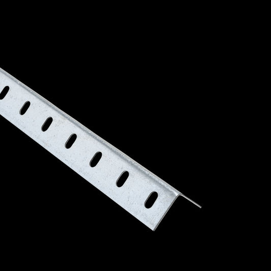 Bricocenter PROFILO ANGOLARE IN ACCIAIO GALVANIZZATO 25X25X1,2MM 2,5M PREFORATO