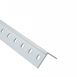 GALVANIZED STEEL ANGLE PROFILE 35X35X1.5MM 1M PRE-DRILLED